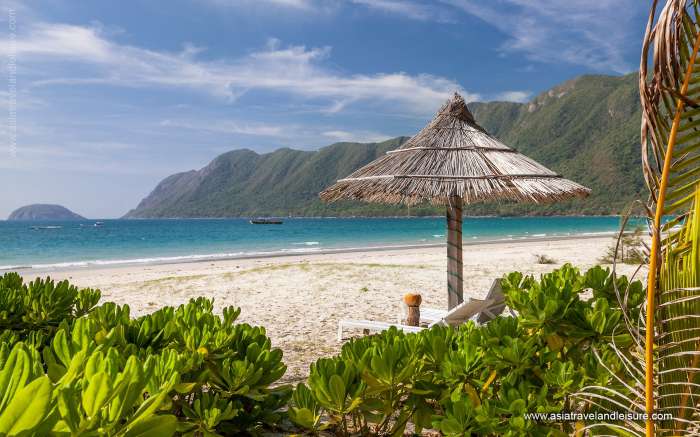 Pristine beach in Con Dao