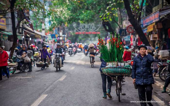 Hanoi Old Quarter in the morning