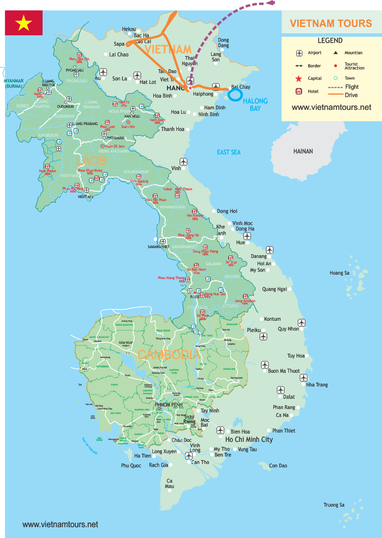North Vietnam Grand Adventure - 11 Days map