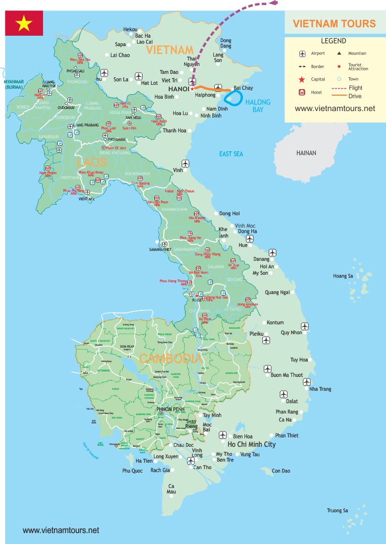 Kayak Halong Bay & Explore Cat Ba Island - 4 Days map