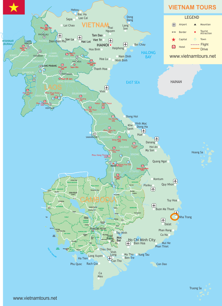 Nha Trang Beach Holiday map