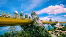 Danang’s Golden Bridge – one of the most striking footbridges in the world