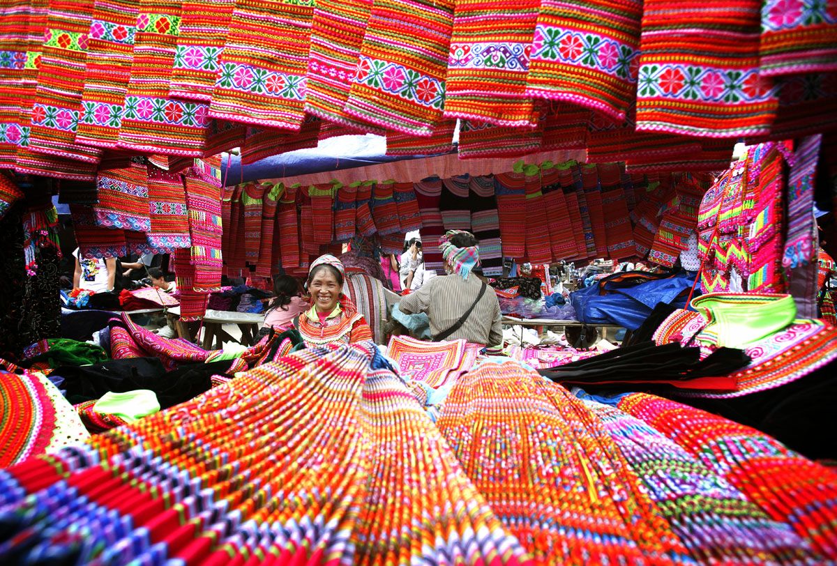 Hill Tribe Market in Vietnam