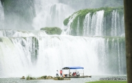 A truly spectacular waterfall in Ban Gioc