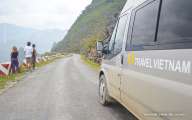 Road view on Ha Giang