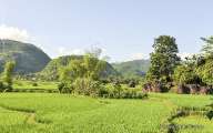 Picturesque views of the scenic landscape in Mai Chau