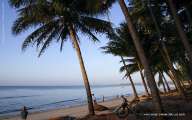 Peaceful scenery on Mui Ne beach