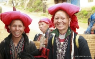 Beautiful smiles of the local ethnic minority people