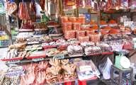 A very typical food of Vietnam – dried seafood and fish 