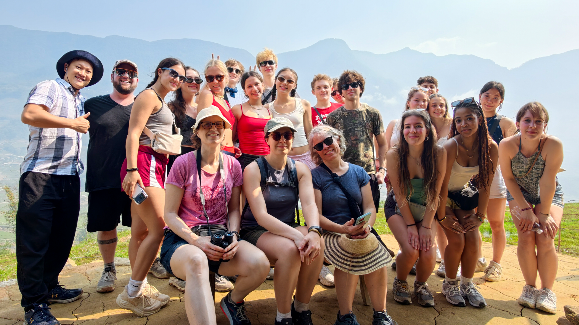 Vietnam Tour guide leading a sustainable tourism initiative in a local village
